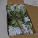 Lyrow 16 Pcs Peony Artificial Flowers Fake Silk Hydrangea Bouquet Elegant Peony Flowers for Wedding Decoration Faux Realistic Floral for Home Party Table Centerpieces Arrangement (Blue)