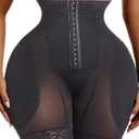 Sliot Butt and Hip Pads Shapewear Butt Pads for Bigger Butt and Hip Enhancer Shapewear for Women Padded Hip Pads for Women, Medium, Black 