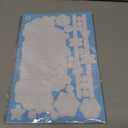 202Pcs Christmas White Window Clings Xmas Windows Stickers Snowflake Santa Claus Window Decal Reusable Double Sided Printed Self-Adhesive Windows Decoration for Xmas Holiday Winter Party 9 Sheets