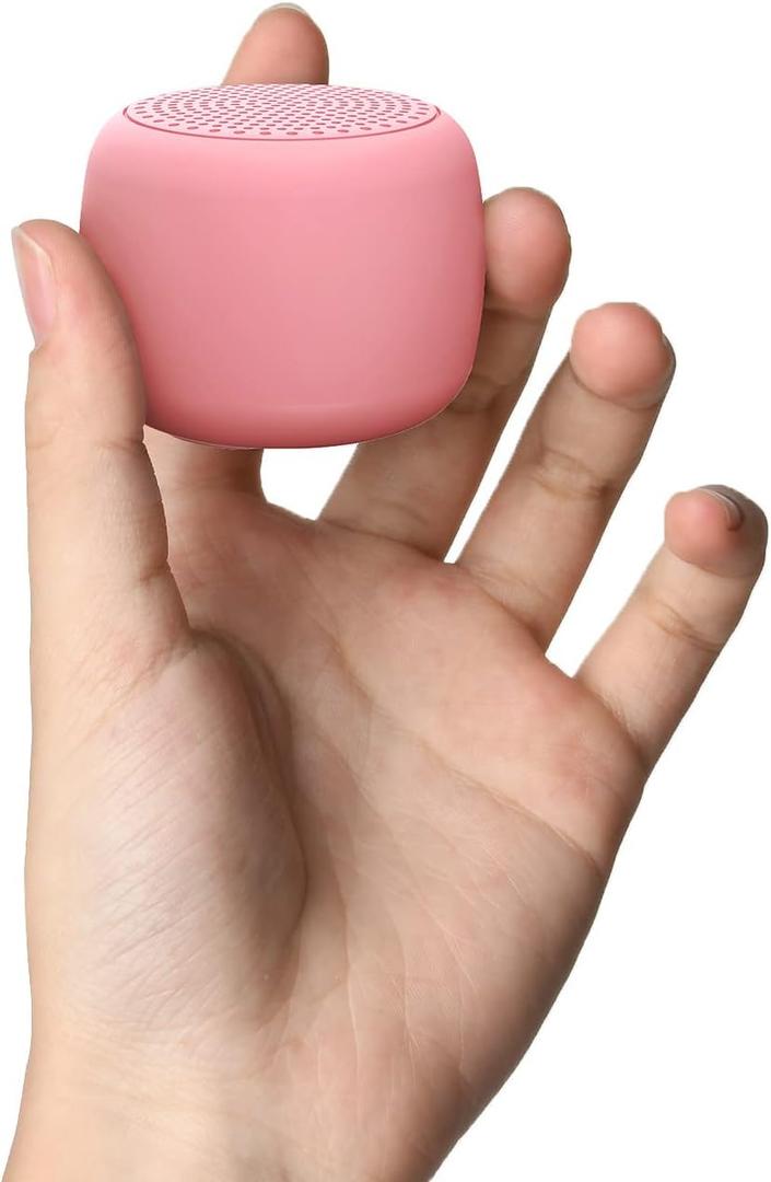 Babelio White Noise Sound Machine for Adults Kids Baby, Mini, 15 Non-looping Sounds, Timer, Memory Function, Easy to Pocket and Travel Pink