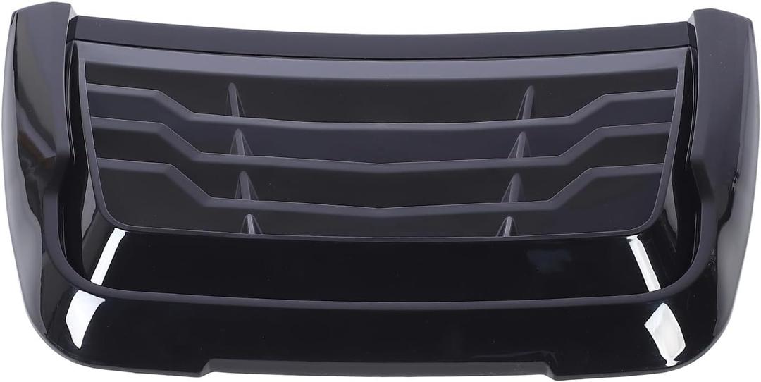 KIMISS Bonnet Air Intake Vent Scoop Cover, for Ranger XLT XLS XL 2015-2022, Glossy Black Hood Trim, Heat Dissipation Upgrade, Car Hood Scoop Vent