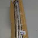 Chrome Shower Curtain Rod 31 to 80 Inch,1 Inch Diameter Adjustable Spring Tension Curtain Rod No Drilling Stainless Steel Telescoping Rod,No Rust