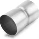 A-KARCK Exhaust Adapter Connector 2.5" ID to 2.5" ID, Exhaust Pipe Reducer 4" Overall Length 304 Stainless Steel
