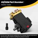 TSS1511 TS1511 Pressure Washer Triplex Pump Fit For General Pump | 3500 PSI 4.0 GPM 1450 RPM 24mm Solid Shaft