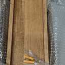 Oak Floating Shelves Natural Wood Wall Mounted Display Picture Ledge for Home Office Living Room Bedroom Storage 6X12 Inch