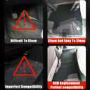 GXARTS Fit for Toyota Corolla 2014-2019 Floor Mats Replacement, 3PC Black Velour Carpet Front & Rear Car Floor Liners