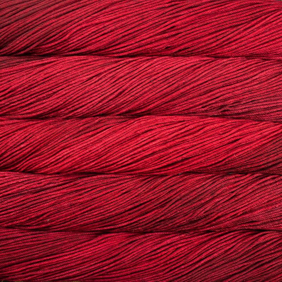 Malabrigo RIOS Hand Dyed Yarn (611 - Ravelry Red, 100g)
