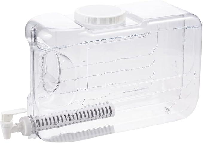 Arrow Cleara Water Filter Dispenser, 1.25 Gallon - Plastic Beverage Dispenser with Spigot and Filter for Easy Dispensing - BPA Free Clear Plastic - Removes Chlorine and Odor from Water