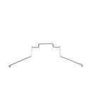 RLECS 2PCS 12cm Computer Host CPU Cooler Fan Fixed Card Buckle Fastener Card Spring Wire Hook Suitable for xuanbing 400 and Donghai X4 Fan