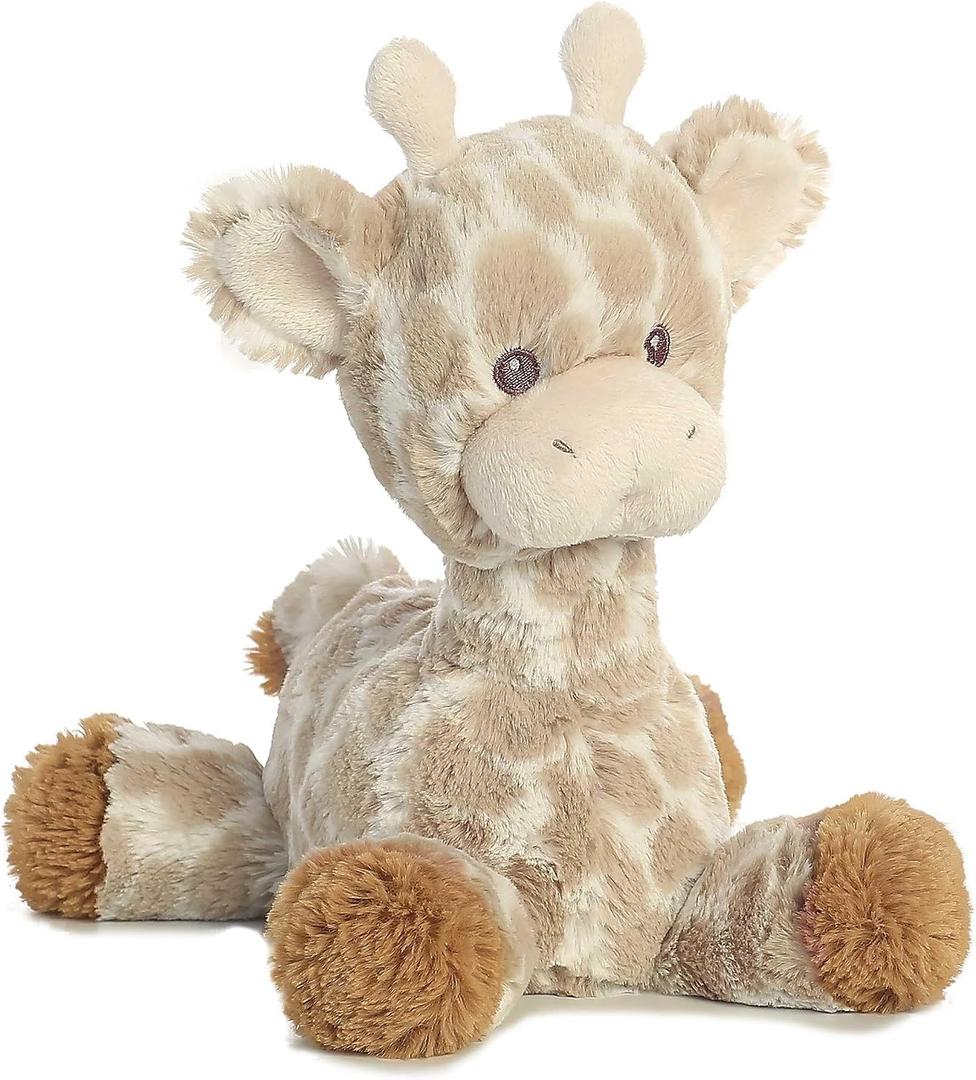 Aurora Snuggly Loppy Giraffe Baby Stuffed Animal - Comforting Companion - Imaginative Play - Brown 8 Inches, 11-inches