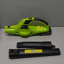 Mueller UltraStorm Leaf Blower Cordless Electric, 130 MPH 20 V Powerful Motor, 2 Speed Levels, 1hr Charge, Lightweight, Blowers for Lawn Care, Battery Powered Blower for Snow (Missing Charger)
