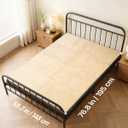 VEVOR Bunkie Board, Queen Size 76.8 x 58.3 in, Foldable Bed Board Under Mattress with Nylon Webbing, Plywood, Rounded Edges, Anti-Sag Design for Metal Frames, Sleeper Sofas, Platform and Bunk Beds