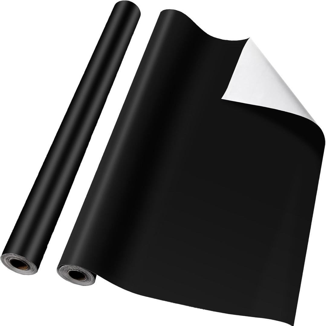 Tenceur Bulletin Board Paper Fade Resistant Paper Roll for School Classroom Decor(59 Inches X 98 ft,Black)