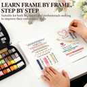 2026 New Embroidery Stitch Book Kit, Portable All Scenario Embroidery Stitch Book & Sewing Kit, Embroidery Practice Book with Instructional Tutorial 106 Pattern for DIY and Sew Enthusiast