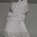 JOYIN 3 Pcs Halloween Decorations Outdoor Ghosts Pathway Lights, 18 White Cloth Ghost with White Light Up Yard Stakes for Graveyard Yard Lawn Garden Prop, Party Decor Supplies