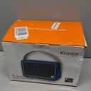 Vintage Bluetooth Speakers, KONEX 40W Leather Portable Wireless Speaker, Bluetooth 4.2 Heavy Bass Music Player, 20H Long Playtime, Mid Century Modern Decor for Home, Office, Party, Gift for Friend