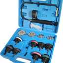 RACOONA Radiator Pressure Tester Kit,Coolant Pressure Tester Radiator Pressure Leakage Tester Tool,Car Accessories Automotive Cooling System Water Tank Leak Test Detector Set for Car Motorcycle Truck