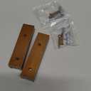 AIM & GGKK Wood Wall Vase for Flowers Set of 2, Wall Mounted Wooden Planters Holder for Indoor Plants, Bedroom Living Room Bathroom Kitchen Modern Decor (Brown)