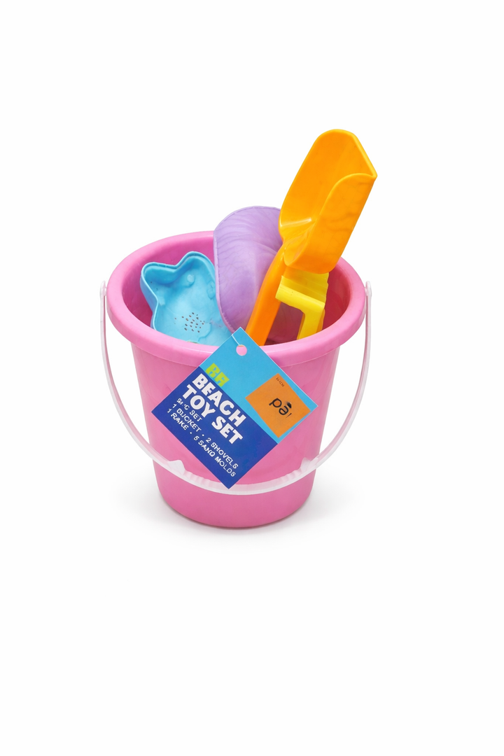 Beach Bucket toy set 9 PC
