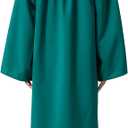 GraduationMall Matte Graduation Gown Cap Tassel Set 2026 for High School and Bachelor (Green)