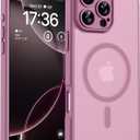 TOCOL for Phone 16 Pro Case, Compatible with Magsafe Charger, Full Camera Protection, Drop Protection, Translucent Matte Phone Case for iPhone 16 Pro 6.3 inch (Lilac Purple)