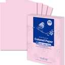 WritePads Veritas Color Copy Paper,Multi-Purpose paper,Colored Printer Paper 8.5 x 11, 24 lb / 90 GSM,Pink,200 Sheets (1 Reams)Made in USA