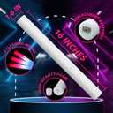 50Packs 3 Colors Foam Glow Sticks Red White Blue, Patriotic Events Parades, Party Decorations, Light up Glow in Dark Bulk Supplies For Party,Wedding,4th of July,Campaign Night