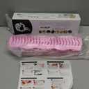 Hair Extension Holder, Portable Braiding Hair Rack 4 Fixed Methods Halo Hair Extensions Holder for Styling, Washing, Blow Drying and Storing(Pink)