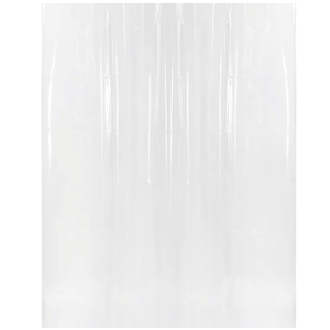 BAROSSA Design 54 inch Wide Stall Shower Curtain Liner with 3 Magnets - PEVA, Waterproof, PVC Free, Metal Grommets, Clear, 54x72