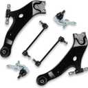 6pc Front Lower Control Arm Ball Joint Sway Bar Link Kit for 2010-2019 Lexus RX350 RX450H RX350L, 2008-2019 Toyota Highlander, 2009-2016 Venza, K622944 K622945 K500187 K500188 K90344