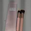 Foundation Makeup Brushes, 2Pcs Premium Dual-Ended Makeup Brush (Foundation, Powder, Blush & Contour Brushes) for Buffing Liquid, Cream, Powder, Blending Face Brush, Fit for Home, Travel & Gifting