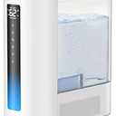 DREO 6L Humidifier Large Room, Warm & Cool Mist Humidifiers for Bedroom, 60H Runtime, 12H Timer, Top Fill, Humidity Indicator Light, Baby, Plants, Easy Clean, HM713