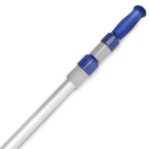 Amazon.com : Poolvio 15 FT Telescopic Pool Pole - Adjustable 3 Piece Aluminum Pool Skimmer Pole for Pool Cleaning Skimmer Nets Vacuum Heads & Brushes, Strong Grip & Lock : Patio, Lawn & Garden