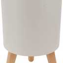 Happyyami Self Watering Planter Pots with Water Shortage Alarm Planter Pot with Stand Drainage System for Indoor Outdoor Succulents