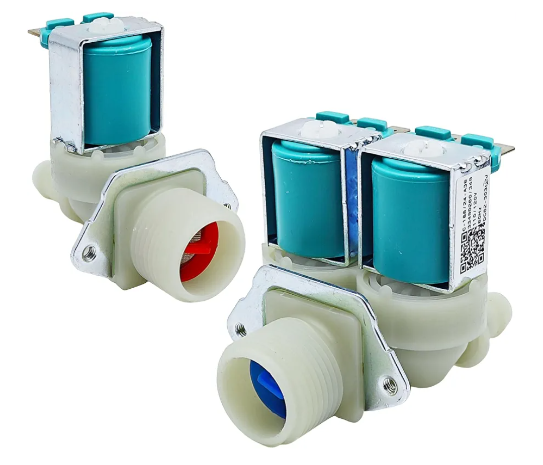 Washer Water Inlet Valve Fit for samsung kenmore WF42H5000AW WF45B6300AC WF45R6100AW WF45B6300AC/US WF45R6100AC/US WF42H5000AW/A2 WF45R6300AV/US WF42H5200AP/A2 WF42H5200AF/A2 WF42H5200AW/A2