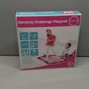 SUNLIN Dance Mat - Rhythm Step Play Mat - Dance Game Toy Pad with LED Lights, Gift for Kids Girls 3-12, Adjustable Volume, Built-in Music, 3 Challenge Levels (Pink)