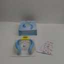 Kids Neck Fan, Portable Bladeless Neck Fan for Kids, 2600mAh Rechargeable Cooling Fan for 4-14Y Girls Boys with Unicorn Stickers, 4 Speeds & Lightweight Wearable Quiet Fan for Study/ Camping/ Travel