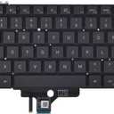 Replacement Keyboard for Dell Latitude 5420 5421 5430 5431 5440 5450 7420 7430 7520 7530, Precision 3470 3480 Series Laptop with Backlit P/N: MV4X8 0MV4X8, US Layout