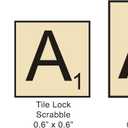 Tile Lock Scrabble by Winning Moves Games USA, Innovative Gameboard Locks Tiles in Place, for 2 to 4 Players, Ages 8 and Up