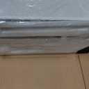 Small Makeup Vanity Desk 27.5''W with Mirror and Lights, Vanity Desk with 3 Fabric Drawers and Height-Adjustable Stand, Vanity Table for Girls Gifts, Bedroom and Small Spaces, White