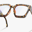 livho Oversized Blue Light Blocking Glasses for Woman  Rectangle Fashion Glasses for Computer, Chic Preppy Frame