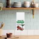 Summer Tomato Dish Towels Vintage Fruit Hand Towel Tea Towel for Home Farmhouse Bathroom Kitchen Decor