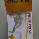 Manual Fruit Juicer Aluminum Alloy Manual Juicer Hand Press Manual Juice Extractor Machine Heavy Duty Alloy Lemon Press Squeezer Portable Manual Juicer Orange Simple Extractor Tool