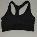 Hanes Womens Sport Compression Racerback Sports-Bra (X-Small, Black - 1 Pack)