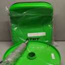 300-LB Capacity Pneumatic Mechanic Roller Seat, Adjustable Rolling Stool, with 2.5-inch Heavy Duty Casters and Tool Tray, Green