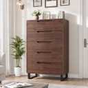 Garvee 5 Dresser for Bedroom, 50.5" Vertical Dresser Drawer with Storage