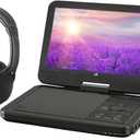GPX PDB1077B 10in Bt Portable DVD Player Wl Perp Bt Headphones