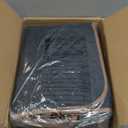 Dog Car Seat Cover for Back Seat, Hard Bottom Holds 420lbs Dog Hammock for Cars SUVs Trucks, Easy to Clean, Waterproof Scratch-Proof Nonslip Backseat Extender for Dogs (Black)