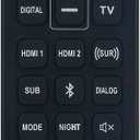 PERFASCIN New Replacement Infrared Remote Control Fit for KLIPSCH Cinema 700/800/1200 Sound Bar System