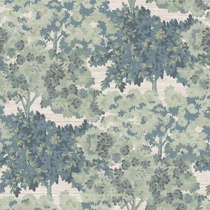 Tempaper Textured Green Canopy Toile Faux Grasscloth Removable Peel and Stick Wallpaper, 20.5 in X 16.5 ft, Made in The USA
